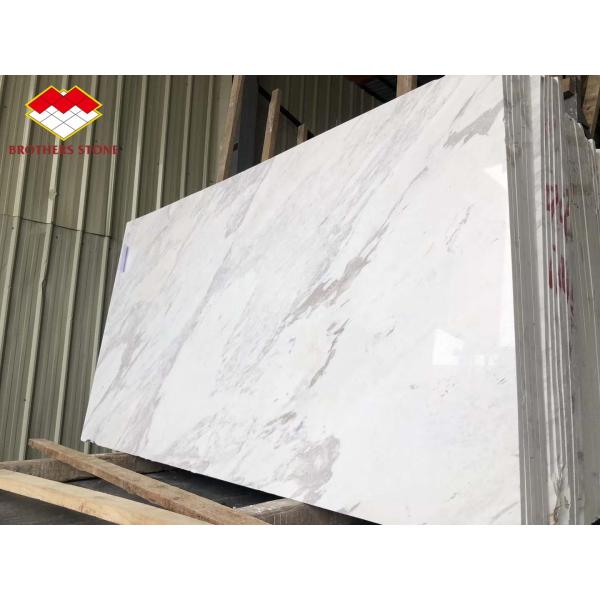 Easy Installation Luxury White Stone Volakas Marble Staircase for Hotel Decoration