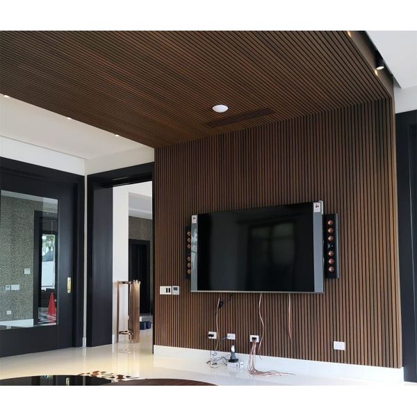 Fireproof Anti-rot 3C Design Exterior Acoustic Pvc Wall Panel Wpc Cladding for Outside Wall