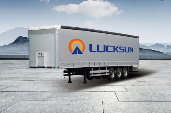 Lucksun Tri-Axle Curtainsider Semi-Trailer 39000 kg GVW