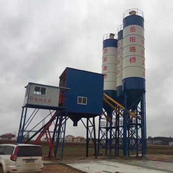 Fully Automatic Cement Concrete Batching Plant Ready Mix HZS 25-240m3/h Concrete Mixer With Twin Shaft 60