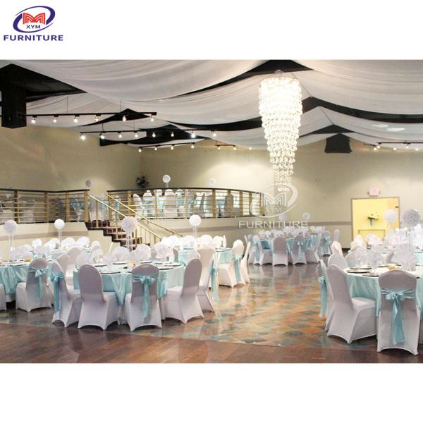 Customized Polyester Chair Covers And Sashes Hotel Furniture Supplies
