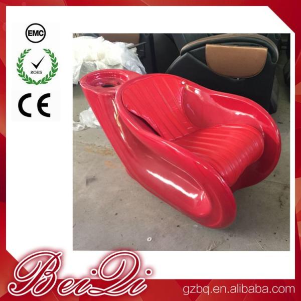 2018 Fiber Glass Shampoo Chair Hot Sale Used Silver Hair Washing Chair