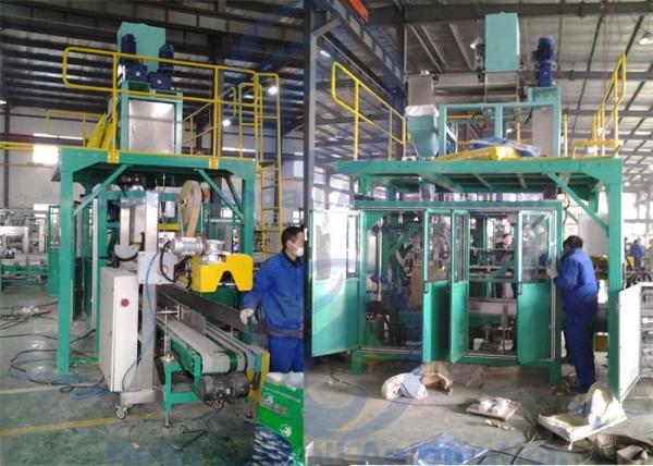Large Capacity Powder Packing Machine , Wheat Flour Packaging Machine 10kg To 50kg