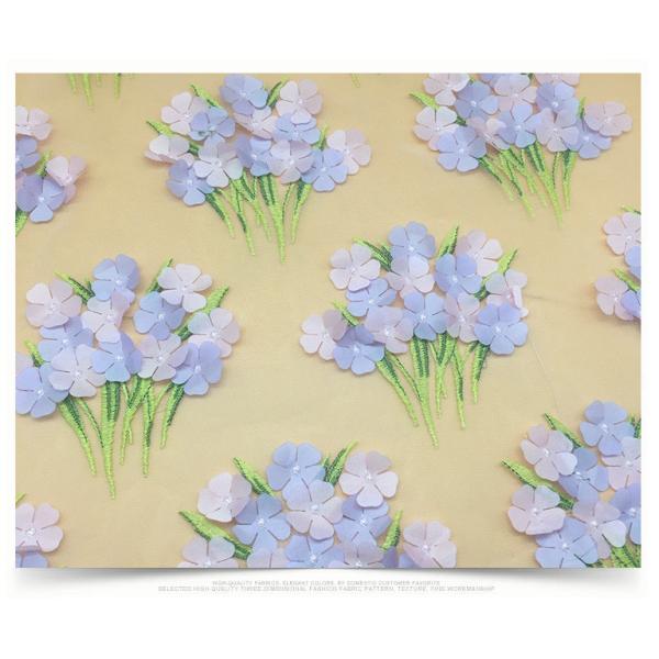 2018 Summer Newest Style Laser  Embroidery Fabric 140cm wide for wedding dress