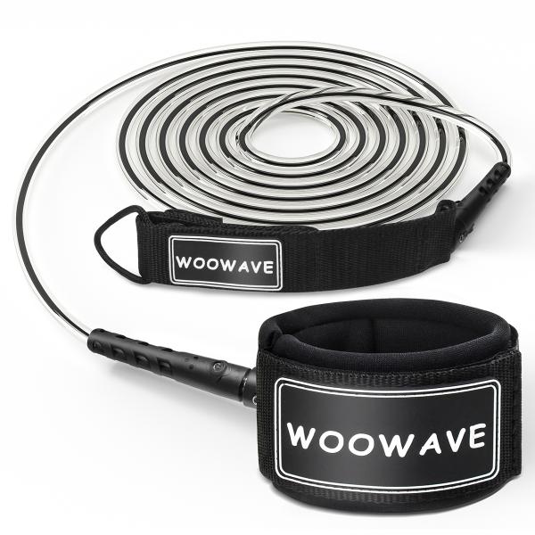 0.16-0.4kg SUP and Kayak Paddle Board Surf Leash with Single Layer Padded Wrist Strap
