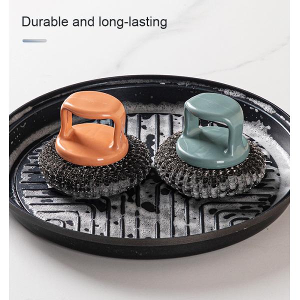 Самый продаваемый кухонный нержавеющий сталь мягкий очиститель щетка с рукояткой