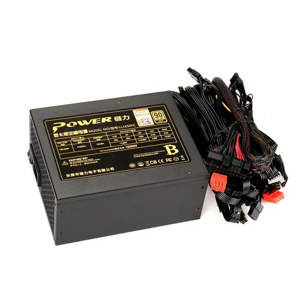 ATX Machine 1650w multiple power supply 90 plus gold output GPU ready to ship  commercial Atx dc