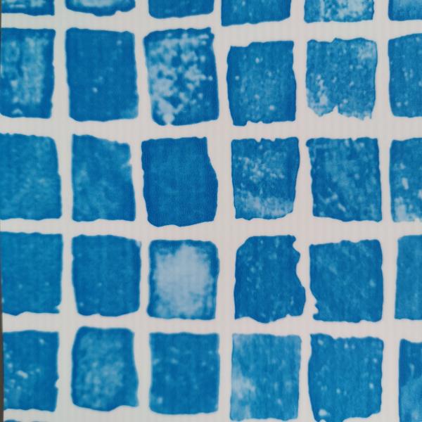 Blue Mosaic Vinyl Pool Liners For Above Ground Pools 25m Length