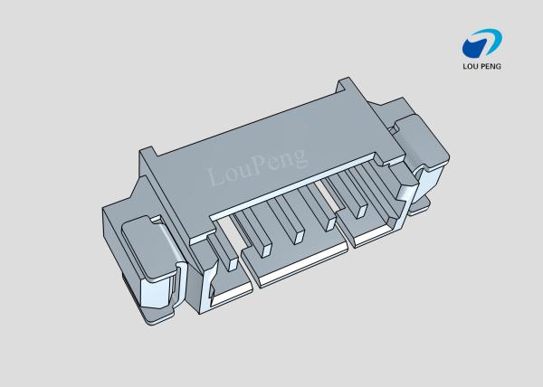 PCB Mount Header, Wire-to-Board, 5 Position, 1.25mm Pitch, Tin, Natural Housing Color, Shrouded / Solid, SMD