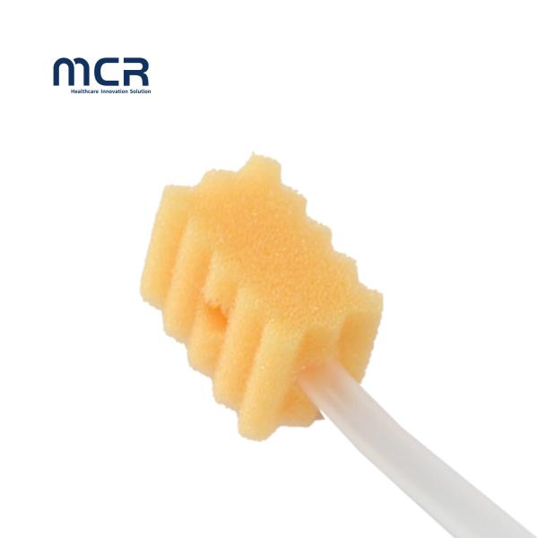 Comfortable Silicone Brush Head Transparent Handle Suction Toothbrush for Patients