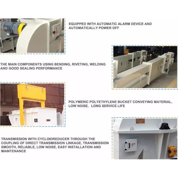 Grain Bucket Elevator Inclined Belt Conveyor