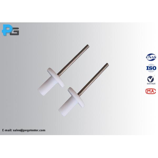 Long Taper Threaded Taper Pin Cylindrical Φ4 Length 50 Metal / Nylon Material IEC61032