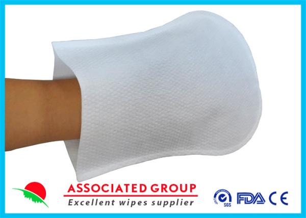 Coat Plastic Film Body Wash Gloves Small Dot 50 % Vis + 50 % Pes Material