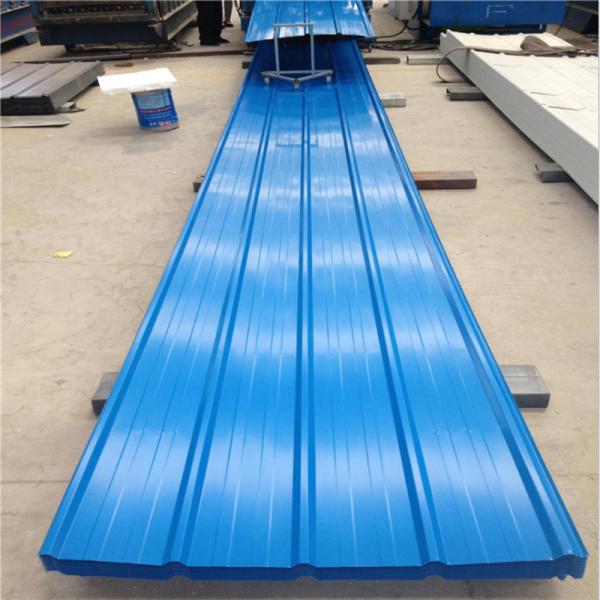 Zinc Galvanized Color Corrugated Steel Roofing Tiles PPGI Coated Sheet for Building at 0.2 4 mm Thickness ASTM Standard