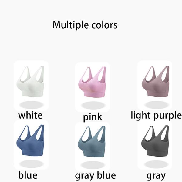 Лайкра глубоко v нейлона - бюстгальтер спорт шеи собрал кожу дружелюбную