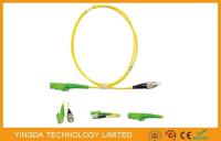 E2000/RPA - FC/jaune optique LSZH de corde de correction de fibre SM SX 3.0mm 3M d'UPC