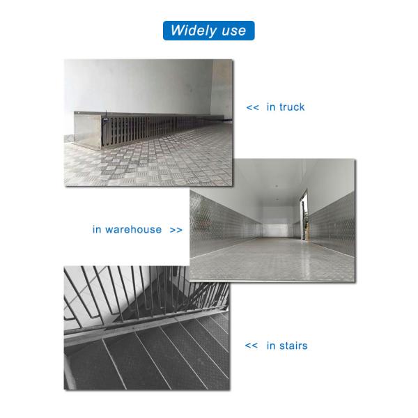 Плита выбитая Al проступи плиты 6MM 4MM алюминиевым Chequered 5052 5083 5754 3004 3005 3105