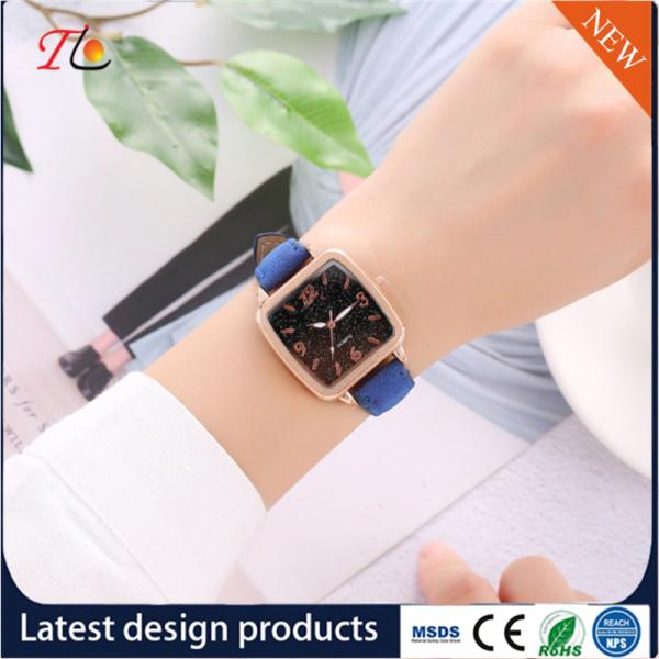Wholesale PU Lady Wrist Watch Alloy Case Square Dial Multicolor Strap PU Watch Band Fashion Watches