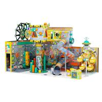 Jeux pour enfants équipements commerciaux terrain de jeux gonflable avec escalade