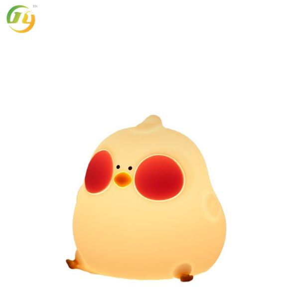 Quarto de dormir Lâmpada suave Lâmpada de cama Lâmpada de mesa de silicone Porta-telefones móveis Crianças filhotes Lâmpada noturna pequena