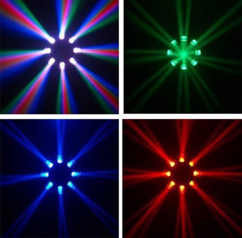 UFO RGB LED Decoration Rotating Light For Party Club Wedding Christmas