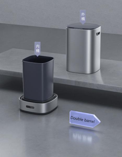 Wholesale Kitchen Smart Trash Can Sensing Home Automatic Packing Bag Change Automatic Waste Bins