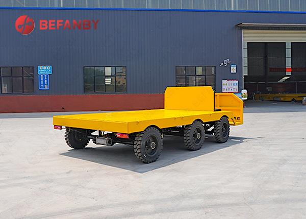 15T Easy Operation With Steering Wheel Electric Transfer Trolley