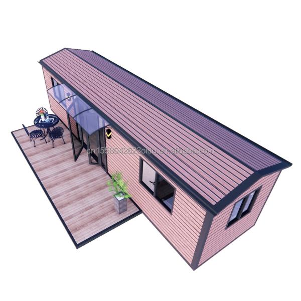 Diseño Modular Modular Casa de Contenedores de Acero Prefabricado Flat Pack para Aluminio Alloy Exterior Ventanas incluidas en el diseño