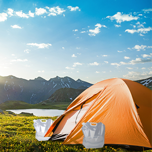 Collapsible Water Container Bag, Storage Jug, Sport Camping Riding Mountaineer, Freezable