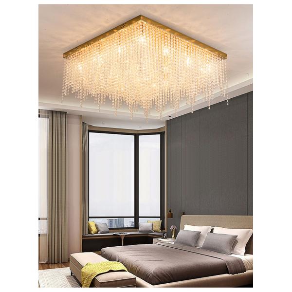 Crystal Chain Ceiling Lights New Lampara Techo for Home Decor guzhen lighting(WH-CA-107)