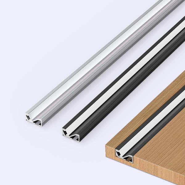 Recessed Cabinet LED Aluminum Profile Efficient Heat Dissipation