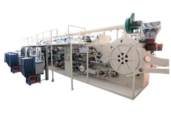 300piece/Min 250KW SAP Feeding Diaper Manufacturing Machine 30×5×3M