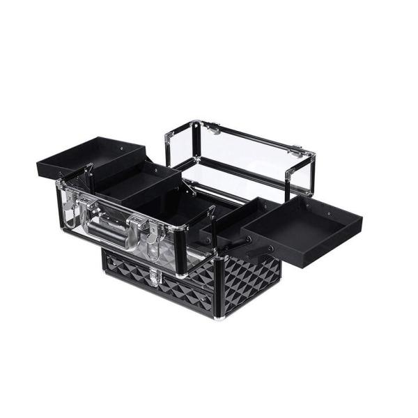 Deluxe Jewelry Cosmetic Beauty Vanity Case Logo Customize Available