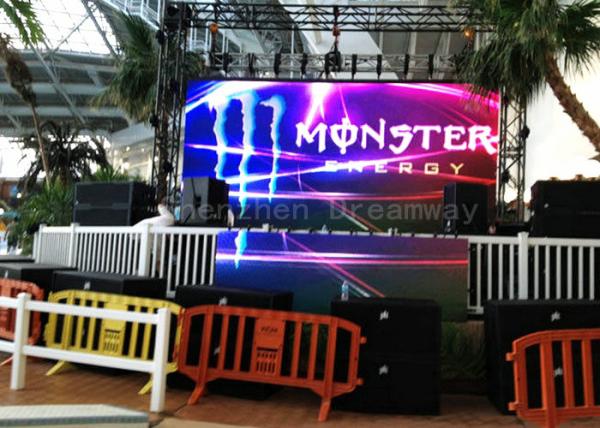 Large Size LED Display Screen Rental , 5mm Pixel Pitch Stage LED Screen 5000 CD/Sqm