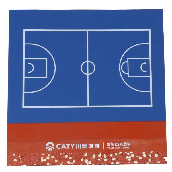 Outdoor Indoor Rubber Tennis Court , Anti Slip Basketball Rubber Flooring