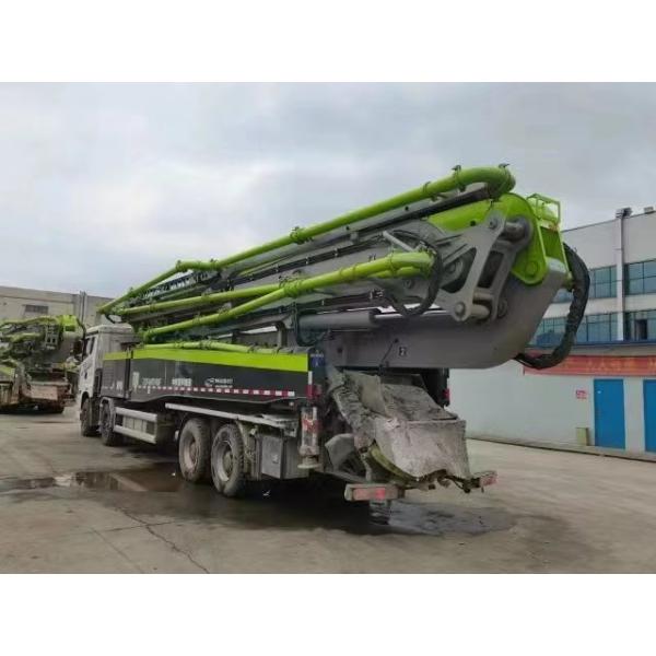 37 метров ФАУ Использованный бетонный насос грузовик Бум 2018 год Белый зеленый