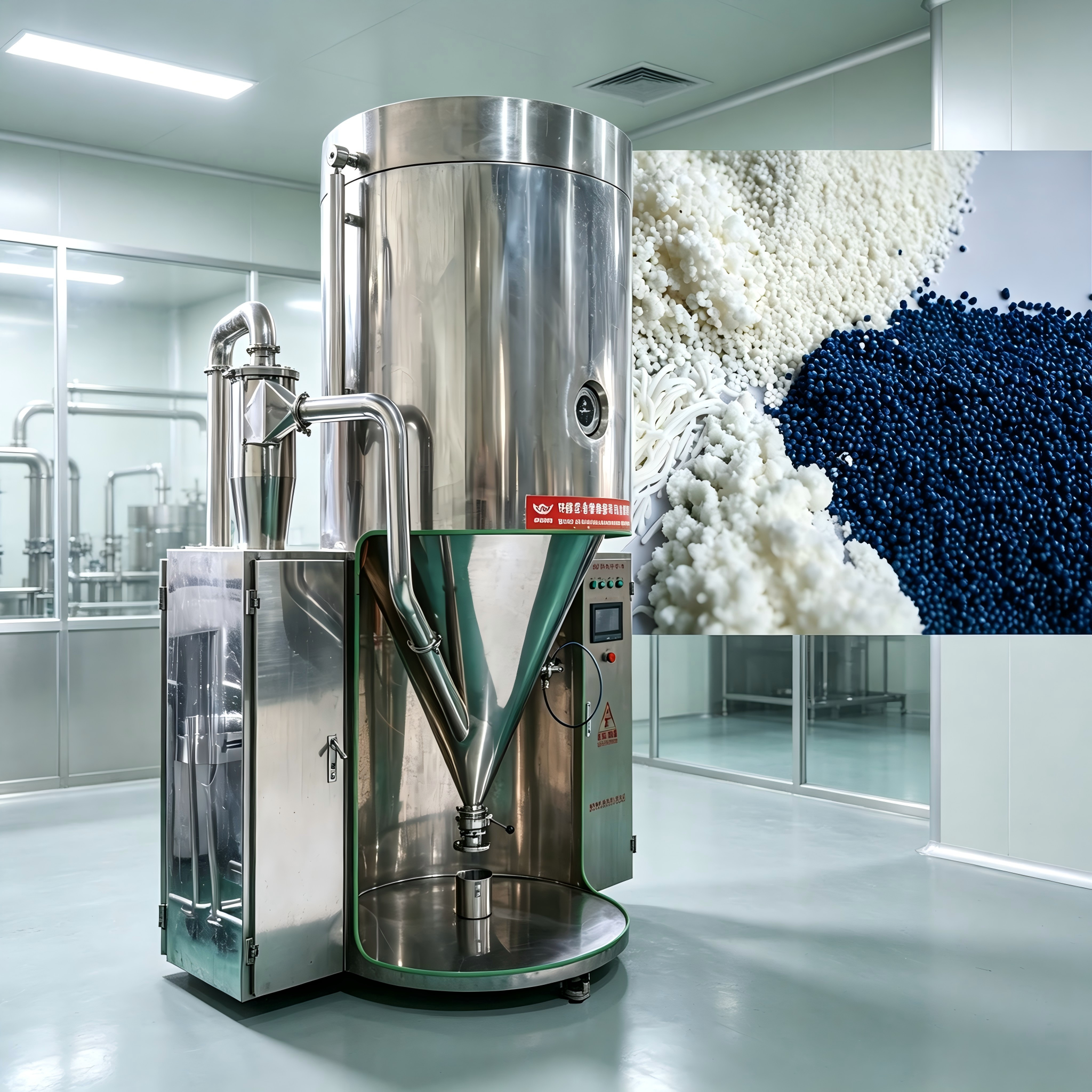 High Speed Centrifugal Atomization Industrial Spray Dryer with Explosionproof Design and Adjustable Atomizer Speed