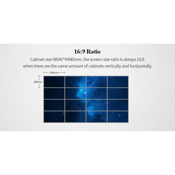 Фиксированный светодиодный дисплей P2.5 с широким углом обзора