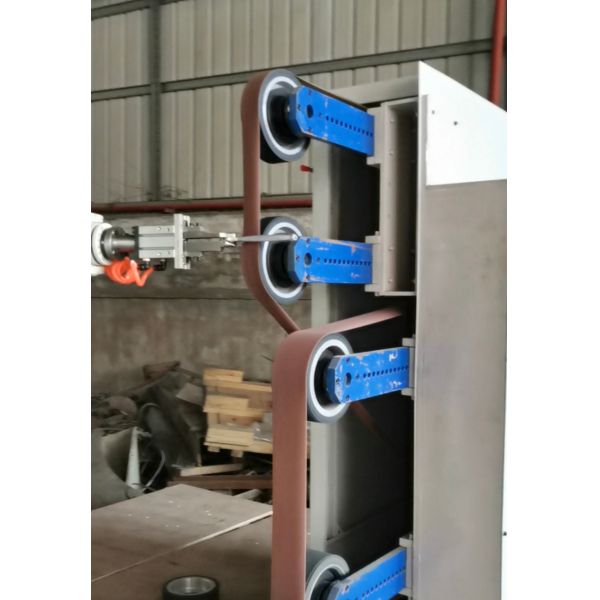 Fully Automated Robot Grinder for Smooth Finishing Aluminum Alloy Motorcycle Handlebar