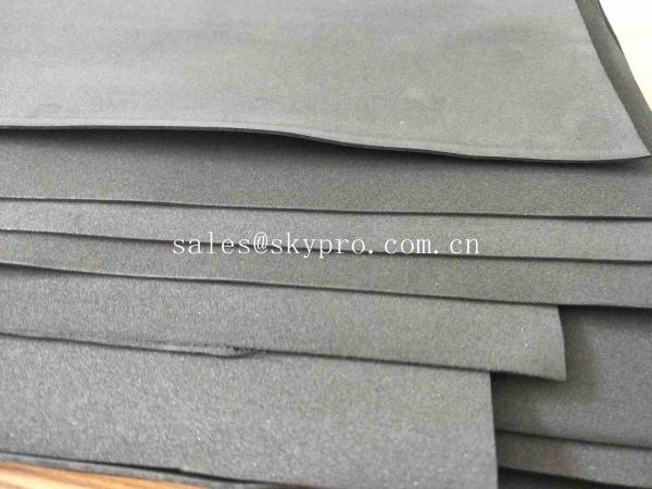 Shockproof Closed Cell Black EVA Foam Sheets 1.5mm Non - Toxic Glossy Surface