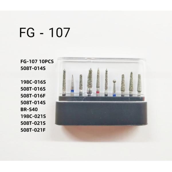 FG высокоскоростное полирование вращающийся бур хирургический устойчивость сталь зубной бриллиантовый бур