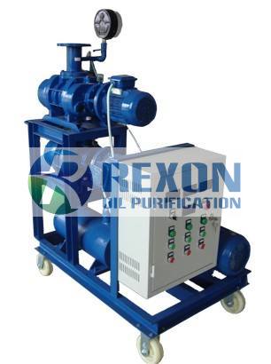 Three Stages Vacuum Pump Set , Vacuum Chamber Evacuation System for Transformer , Transformer Vacuum Supply RNVS-100