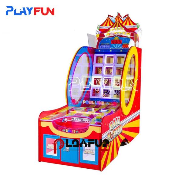 Melhor lucro de receita Monstro de bola lançando bola de arcade área de sala zona de entrada bilhete de parque comercial resgate mac