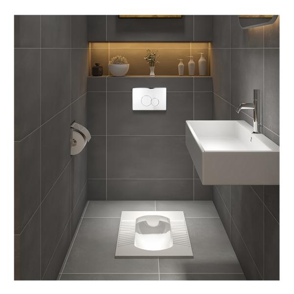 Wall Mounted Concealed Tank Cistern with Stainless Steel Frame and European Watermark