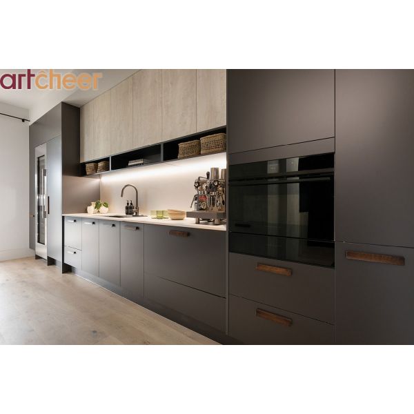 Eco-Friendly Modular Kitchen Cabinet with 3 Years Guarantee and Customized Color for Modern Living
