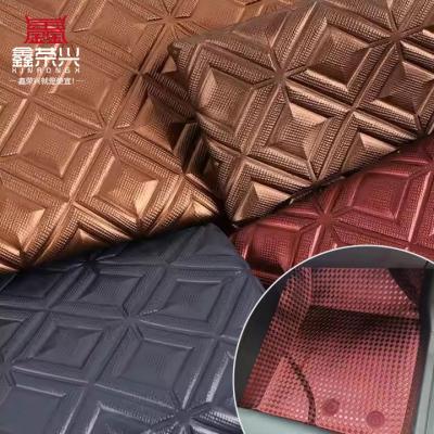 PVC Grain Pattern Synthetic Leather Fabric for Car Seats and Furniture