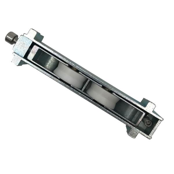 South America Hot sales Heavy Duty Needle Bearing Double Nylon Pulley Wheel Zinc Alloy Housing Sliding Window Rollers