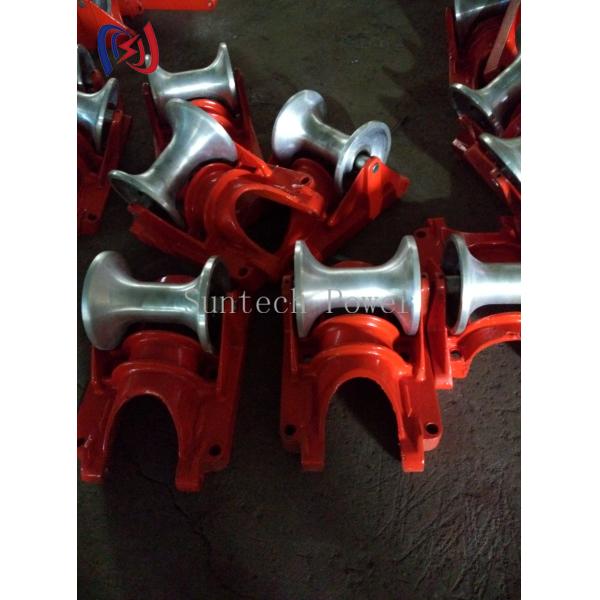 5KN Load Underground Cable Roller 150mm Casting Aluminum Carrier