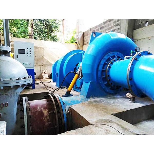 94.5% Efficiency 750rpm 500kw Francis Turbine Generator