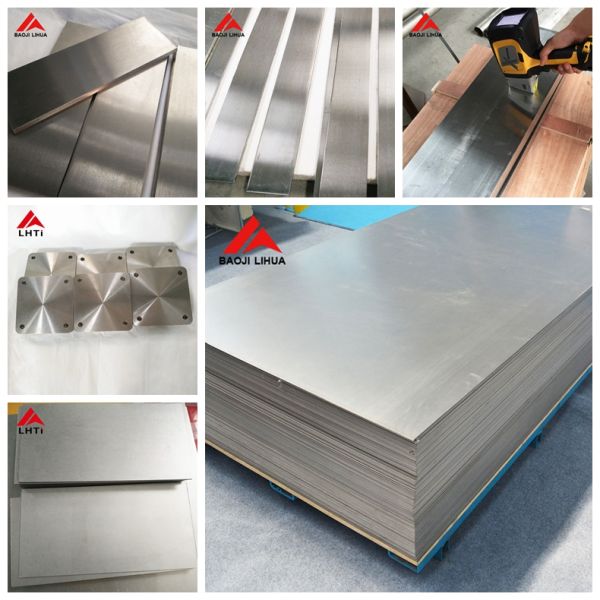 ASTM B265 Gr5 Gr7 Titanium Plate Sheet 0.5mm Thickness